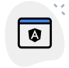 Angular Website Design Icon
