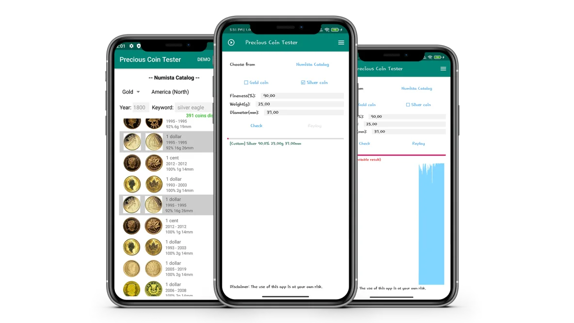 A website screenshot of Preciouscoin Portfolio